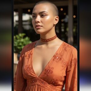 Red & gold Victorian Choker Necklace | Rhinestone Detail | Adjustable #gifts